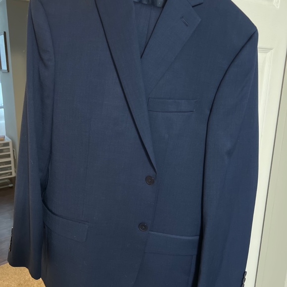Navy Blue Suit from  " Collection by Michael Strahan" - Picture 3 of 3